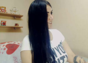 Girl with long hair for dirty chat