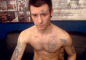 Cute gay with tattoos for live sex chat