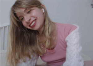 blonde Latvian trans girl